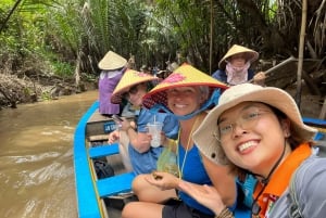 HCM: Authentic Mekong Delta - Boat, TukTuk, Khot Cake Making