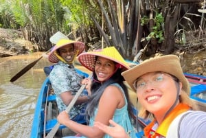 HCM: Authentic Mekong Delta - Boat, TukTuk, Khot Cake Making