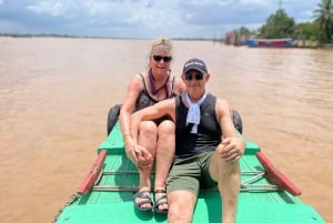 HCM: Authentic Mekong Delta - Boat, TukTuk, Khot Cake Making