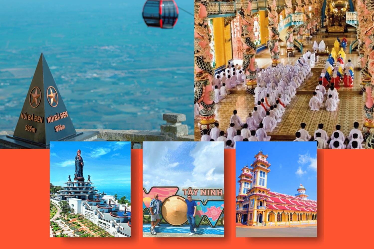 HCM: Tay Ninh, Black Virgin Mountain, & Cao Dai Temple Tour