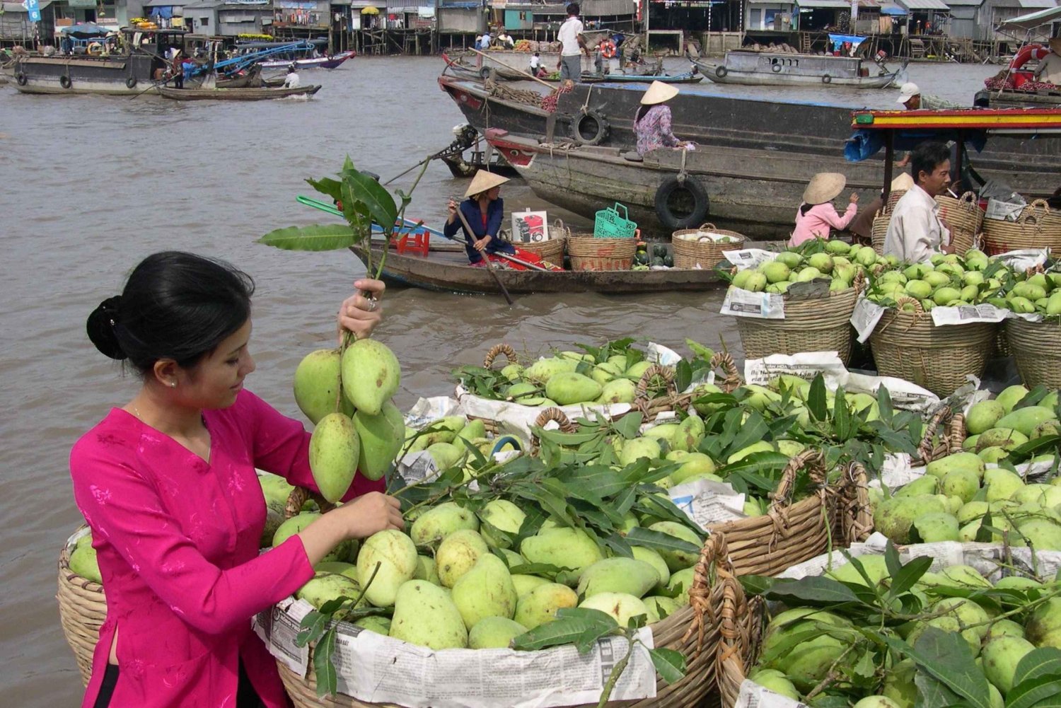 HCMC: Cai Rangin kelluvat markkinat ja Mekongin suisto Yksityinen kierros