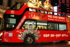 HCMC: Evening Night Lights Tour by Double-Decker Bus
