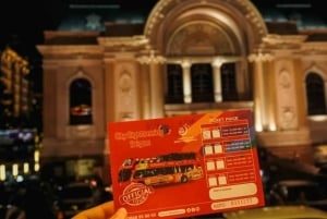 HCMC: Evening Night Lights Tour by Double-Decker Bus