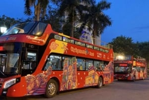 HCMC: Evening Night Lights Tour by Double-Decker Bus