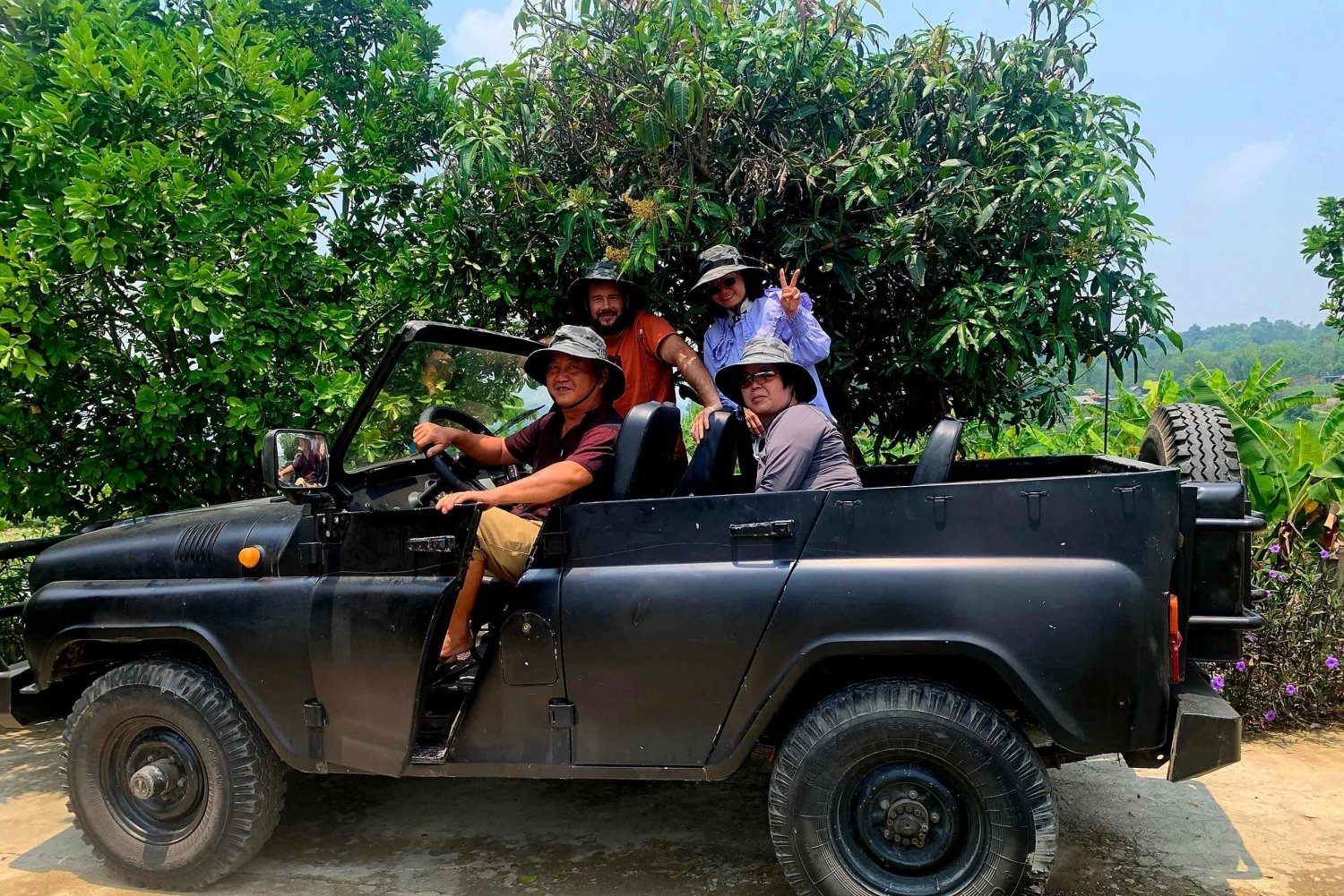 Historical Discovery Tour of Dien Bien Phu by Jeep car