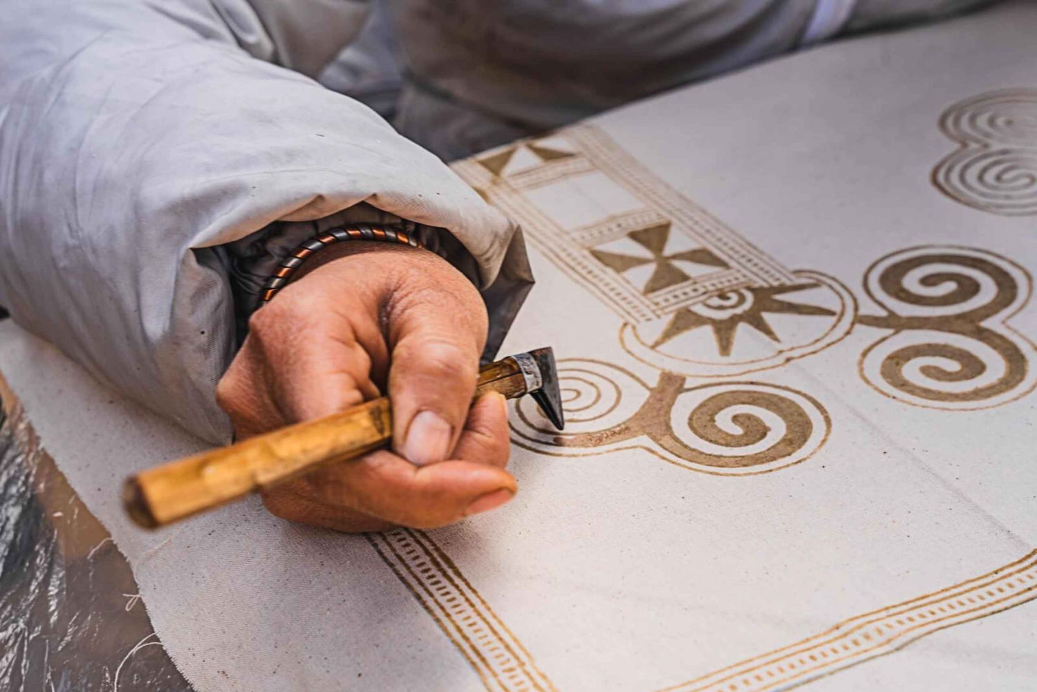 H'Mong traditionel bivoks-batik