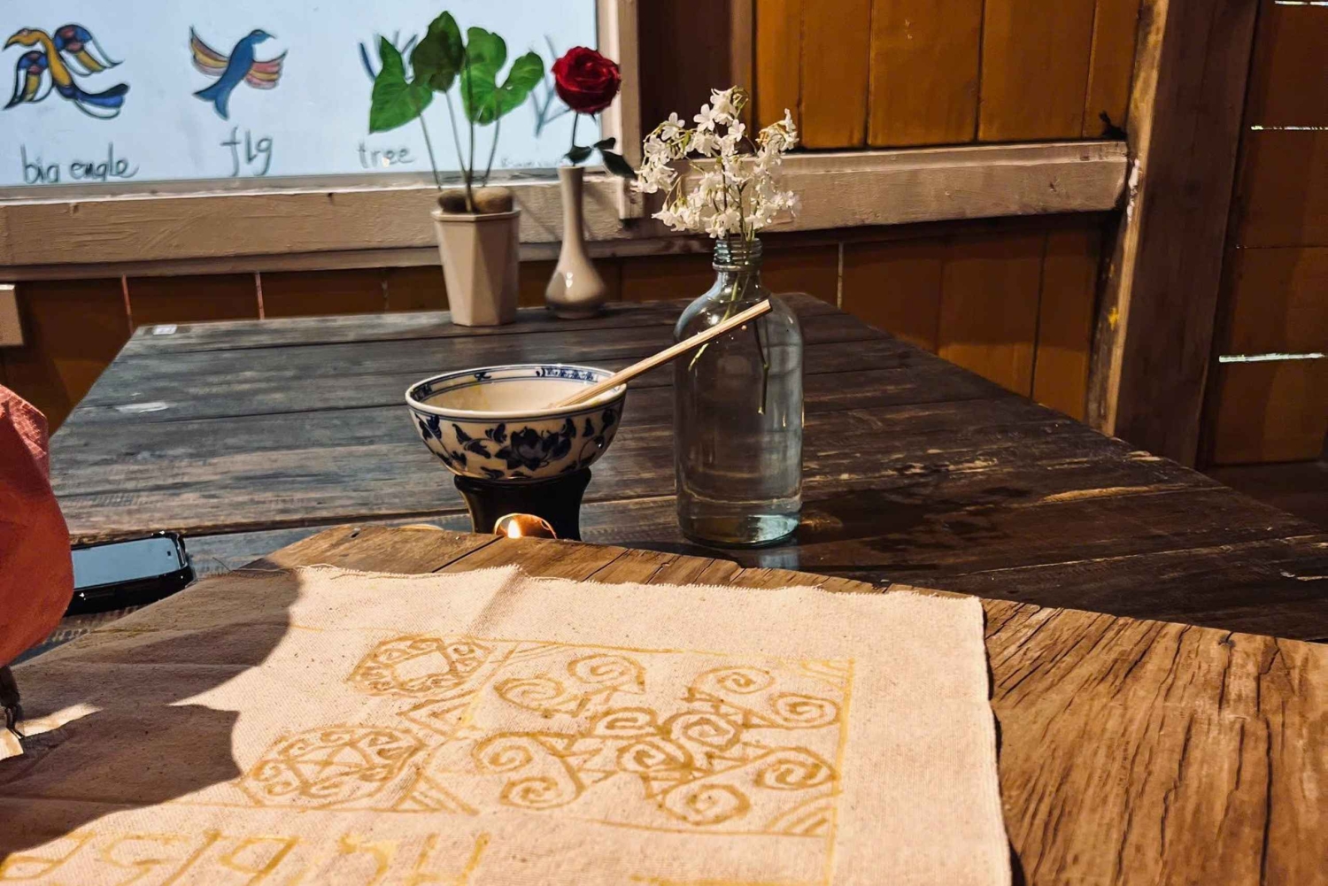 H'Mong traditional beeswax batik