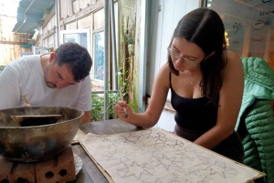 H'Mong traditionel bivoks-batik