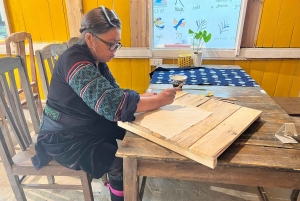 H'Mong traditional beeswax batik