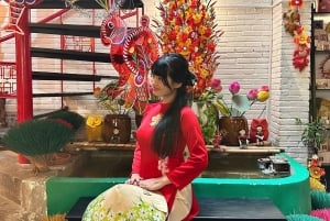 Ho Chi Minh: tour de café e oficina de flores de papel