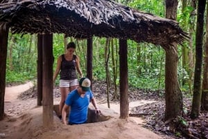 From Ho Chi Minh:Cu Chi Tunnels morning or afternoon w Lunch