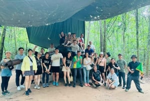 From Ho Chi Minh:Cu Chi Tunnels morning or afternoon w Lunch