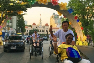 Ho Chi Minh City Cyclo Tour with English Speaking Guide