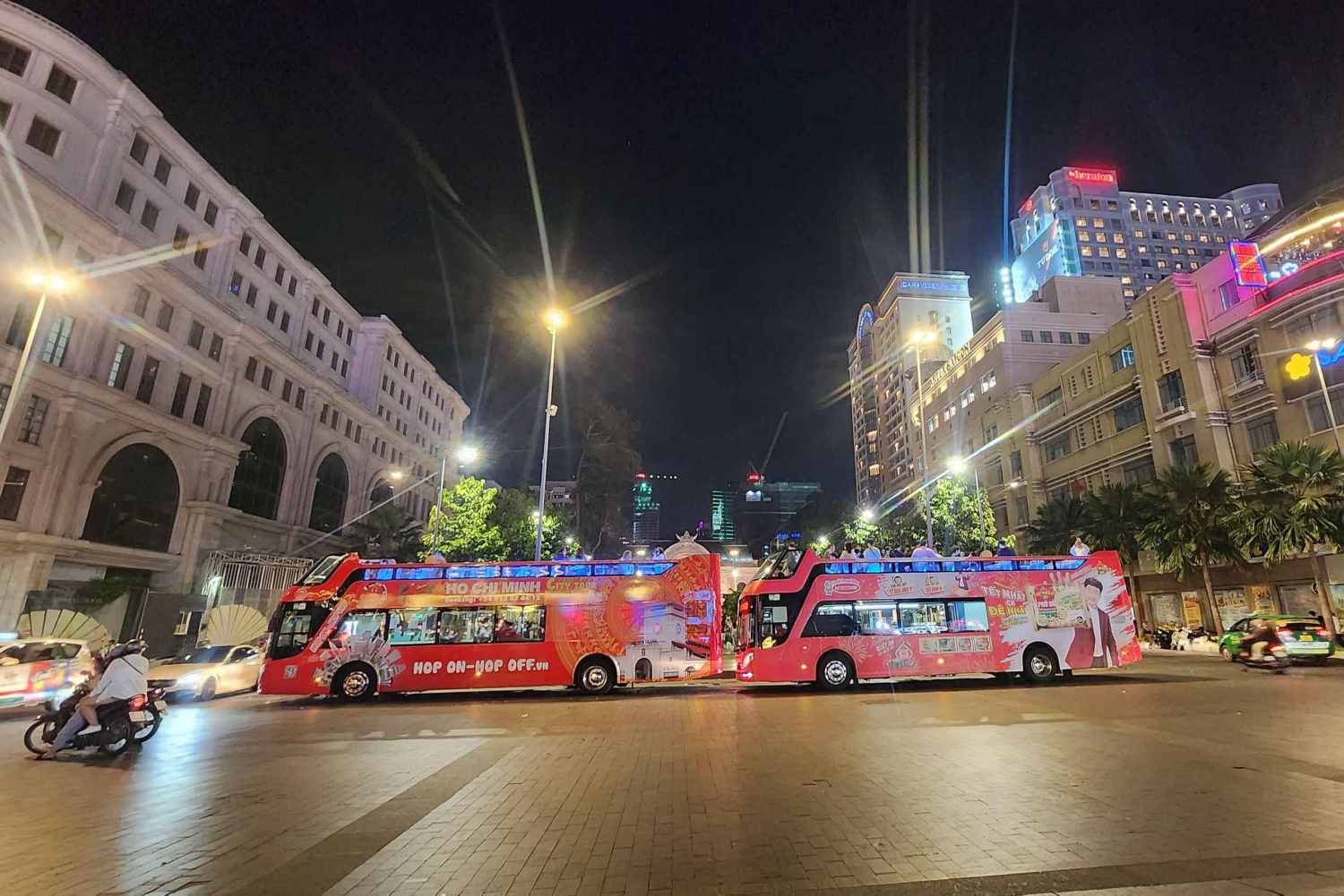 Хошимин: ночная экскурсия на автобусе с открытым верхом