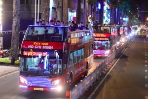 Хошимин: ночная экскурсия на автобусе с открытым верхом