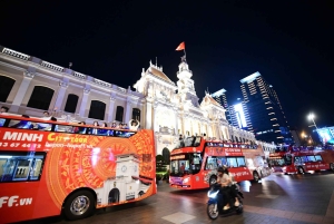 Хошимин: ночная экскурсия на автобусе с открытым верхом