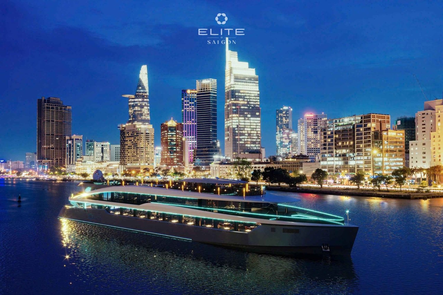 Ho Chi Minh: Cena de lujo en el crucero Elite por el río Saigón