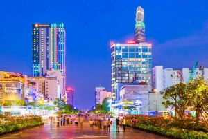 Ho Chi Minh City: Night Hop-On Hop-Off Tour & Dinner Cruise