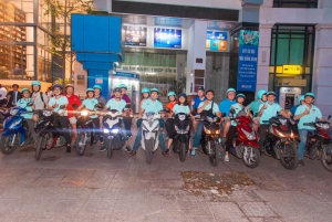Ho Chi Minh City: Night Scooter Tour with Beer & Food