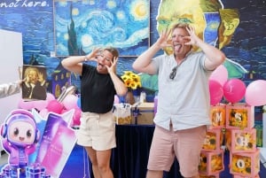 Ho Chi Minh City: Van Gogh-kunstoplevelse og café ved floden