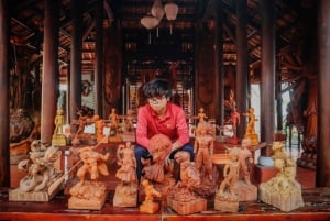 Hoi An: Aula de 3 horas de escultura em madeira com um artista local