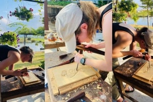 Hoi An : 3 heures de cours de sculpture sur bois avec un artiste local