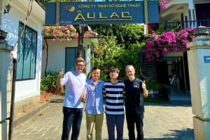 Hoi An: Clase de 3 horas de talla en madera con un artista local