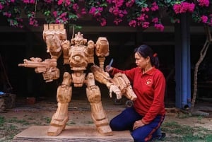 Hoi An: Aula de 3 horas de escultura em madeira com um artista local