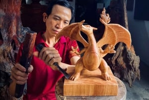 Hoi An: Aula de 3 horas de escultura em madeira com um artista local