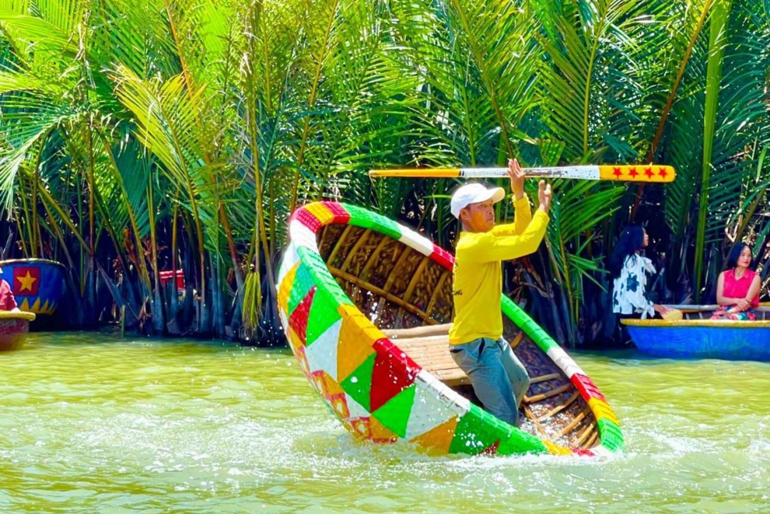 Hoi An Basket Boat Ride in the Water Coconut forest