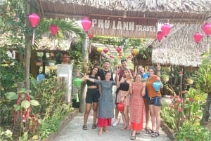 Hoi An: tour en barco con fabricación de linternas y clase de cocina