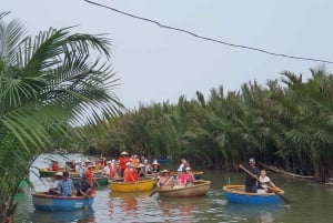 Hoi An : Cam Thanh Basket Boat Riding W Two-way Transfers