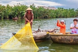 Hoi An: Passeio de barco com cestos de cocos por Hangcoconut