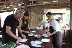 Fishing experience, basket riding and cooking class