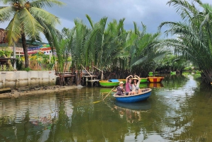 Lekcja gotowania w Hoi An z targiem i wycieczką łodzią z bambusowymi koszami