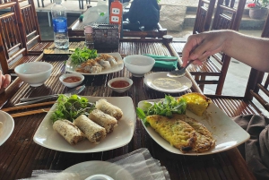 Lekcja gotowania w Hoi An z targiem i wycieczką łodzią z bambusowymi koszami