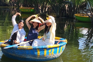 Lekcja gotowania w Hoi An z targiem i wycieczką łodzią z bambusowymi koszami