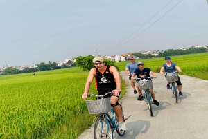 Hoi An : Excursion à vélo avec promenade à dos de buffle et cours de fabrication de lanternes