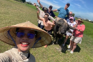Hoi An: Fietsen - Buffalo rijden en kokosboottocht met maaltijd