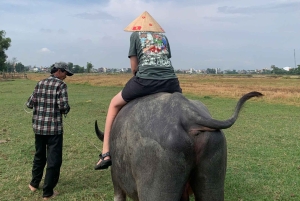 Hoi An: Fietsen - Buffalo rijden en kokosboottocht met maaltijd