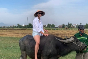 Hoi An: Fietsen - Buffalo rijden en kokosboottocht met maaltijd