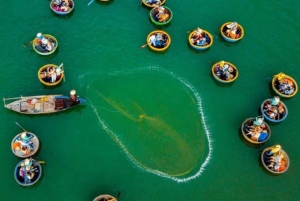 Hoi An: Bamboo Basket Boat Experience on Thu Bon River