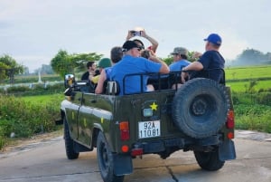 Hoi An: Excursión de medio día por la campiña en Jeep del Ejército de Vietnam