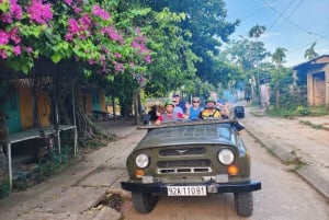 Hoi An: Excursión de medio día por la campiña en Jeep del Ejército de Vietnam
