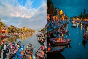 Hoi An: Passeio de barco com lanternas de flores.