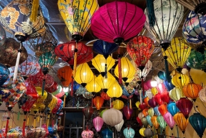 Hoi An : Atelier de fabrication de lanternes et cours de cuisine avec un bateau en noix de coco
