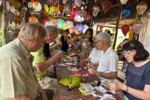 Hoi An : Atelier de fabrication de lanternes et cours de cuisine avec un bateau en noix de coco