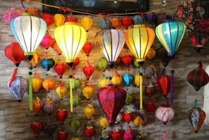 Hoi An: Lokale klas in het maken van opvouwbare lantaarns met de lokale bevolking
