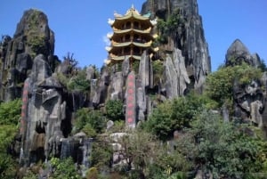 Hoi An: Marmorbergen, Lady Buddha och Am Phu Cave Tour