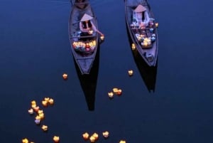Hoi An: Nocna wycieczka łodzią po rzece Hoai i pływające latarnie